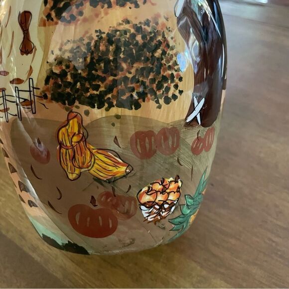 Vintage WCL Autumn Harvest Farm Pitcher - Picture 6 of 15